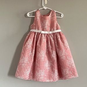 Katie M Girls 4T Sleeveless Pink Dress